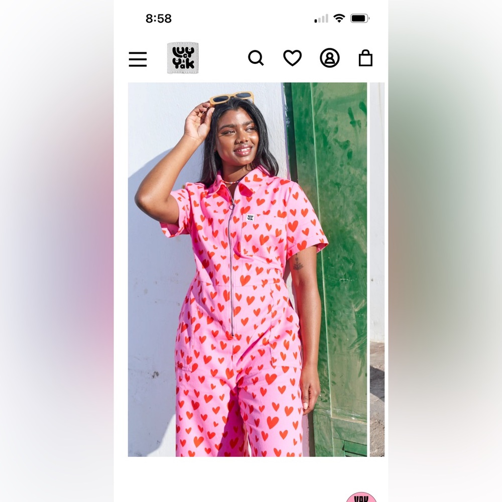 Lucy & Yak Cupid Dungarees US 12/UK16 NWT